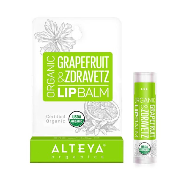 skin care organic grapefruit and zdravetz lipbalm 1