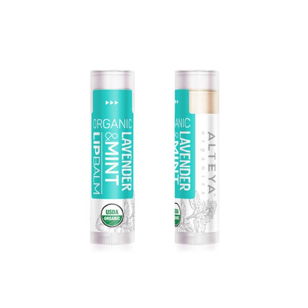 skin care organic lavender and mint lip balm without box 1