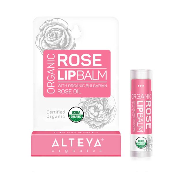 skin care organic rose oil lipbalm 1