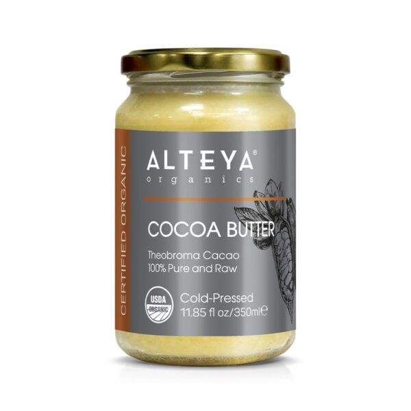 Organic Carrier oils Cocoa butter 350ml alteya organics 1024x1024 1